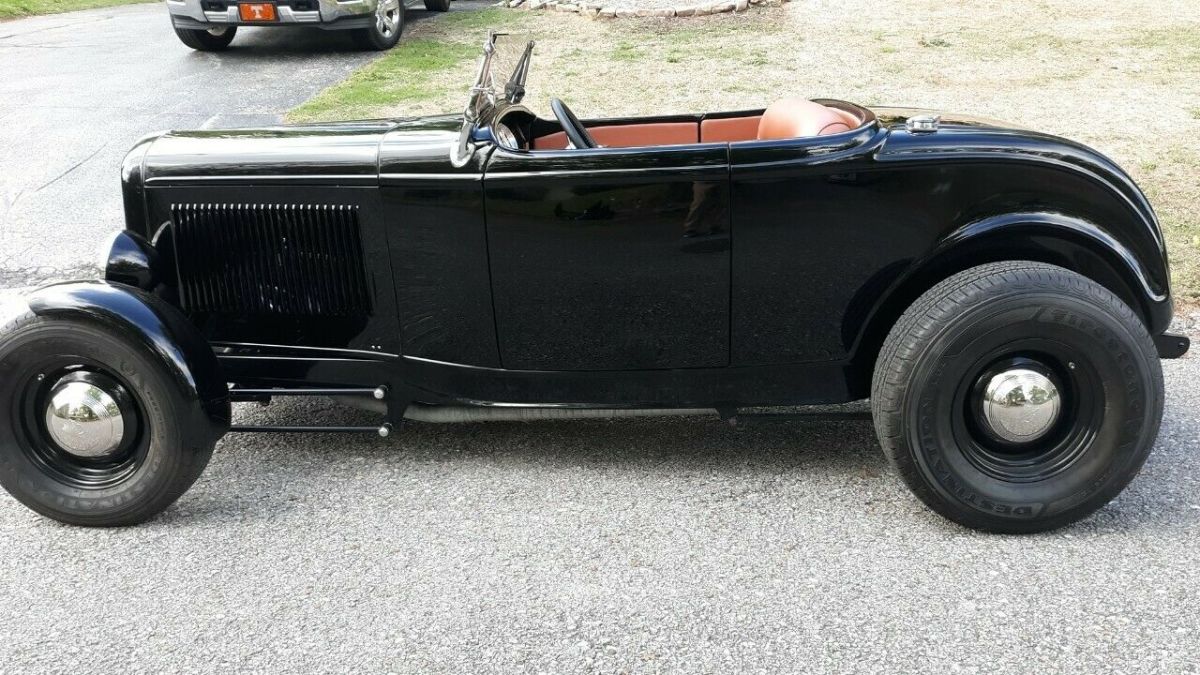 1932 Black Ford Roadster Convertible