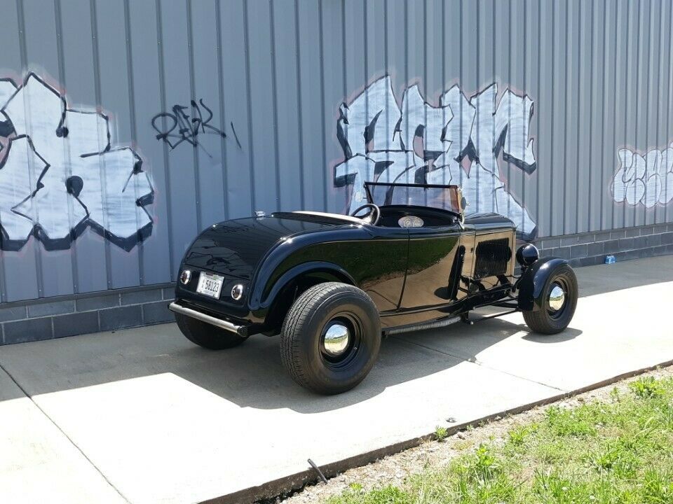 1932 Black Ford Roadster Convertible