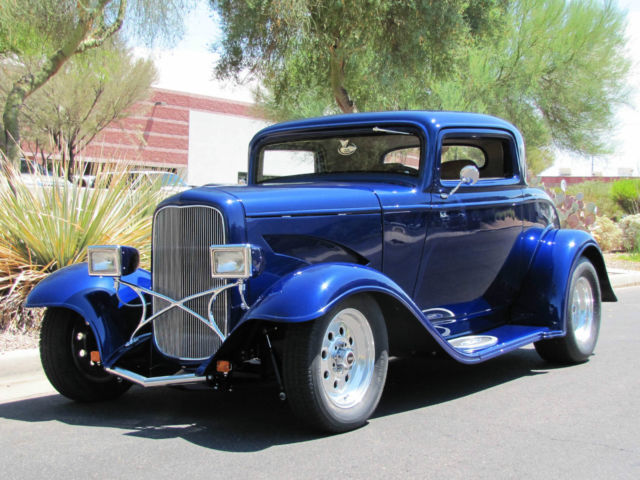 1932 Coblat Pearl Metallic Ford 3 Window Coupe, Full Fendered Coupe