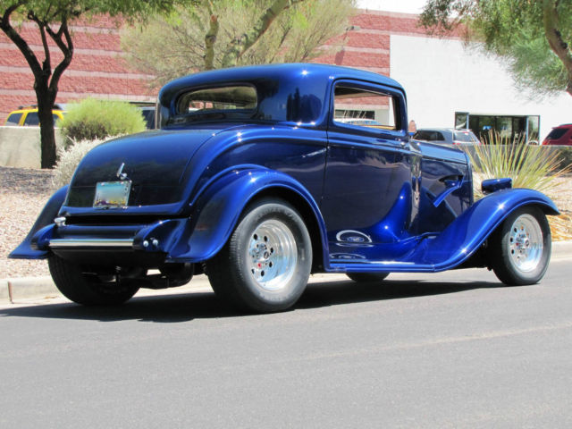 1932 Coblat Pearl Metallic Ford 3 Window Coupe, Full Fendered Coupe