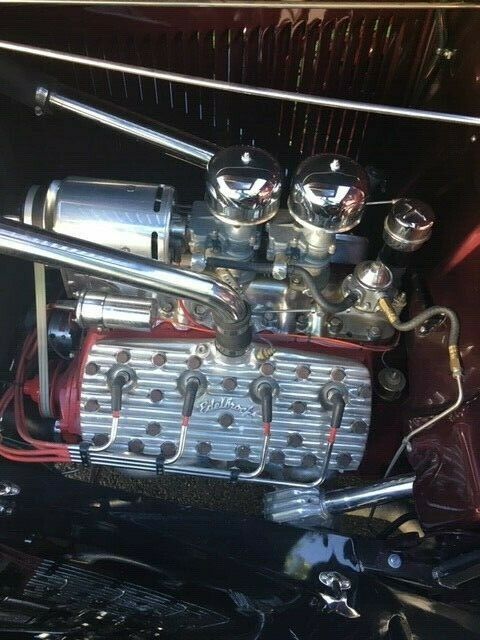 1932 MAROON/BLACK Ford Other Pickups ROADSTER PICKUP