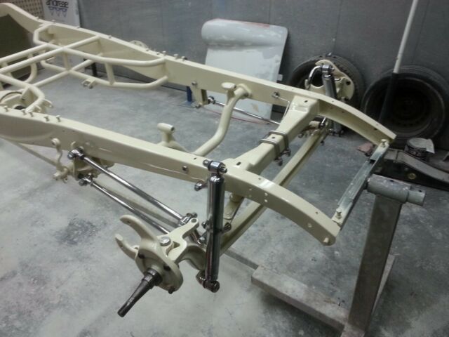 1932 cream Ford Model A Coupe