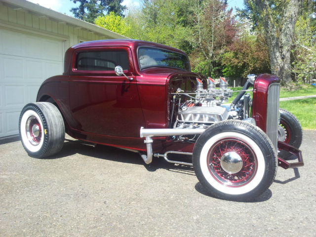 1932 CRIMSON RED Ford Other Coupe