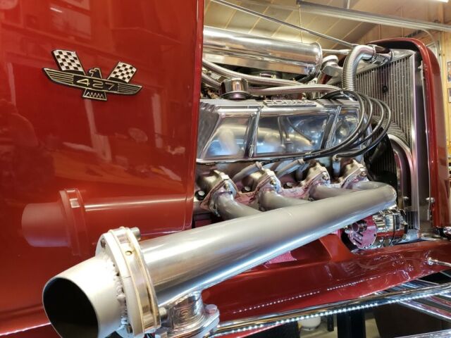 1932 Red Ford 32 Ford Roadster Highboy Convertible