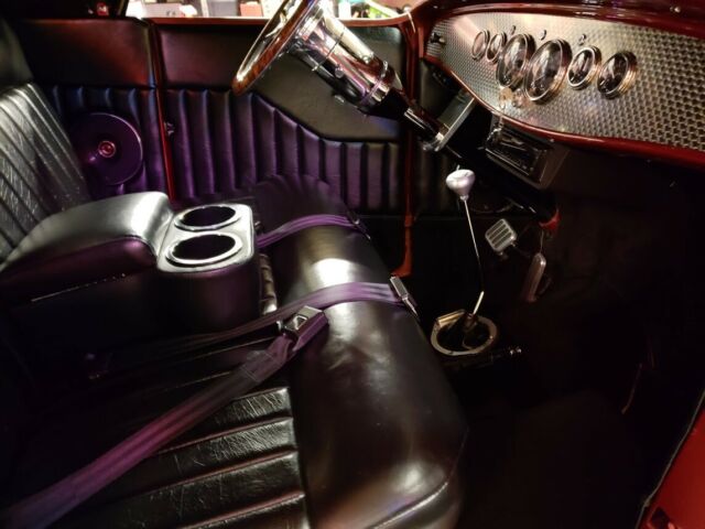 1932 Red Ford 32 Ford Roadster Highboy Convertible