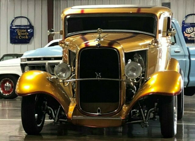 1932 Gold and Maroon Ford Sedan Sedan