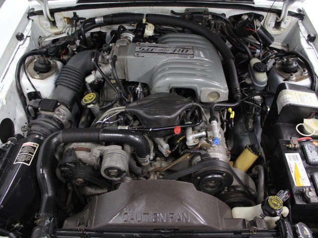 1989 White Ford Mustang Convertible