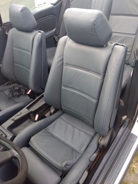 1988 White BMW 3-Series Convertible