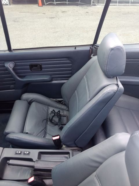 1988 White BMW 3-Series Convertible