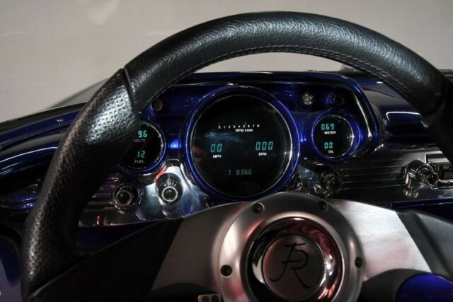 1957 Blue Chevrolet Bel Air/150/210 Convertible