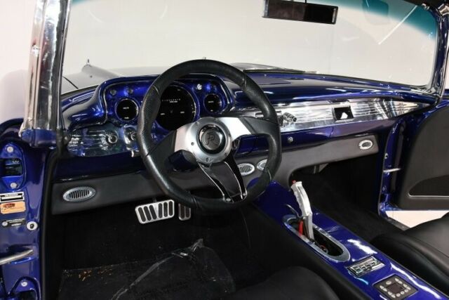 1957 Blue Chevrolet Bel Air/150/210 Convertible