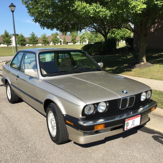 1988 Bronze/Beige BMW 3-Series Coupe