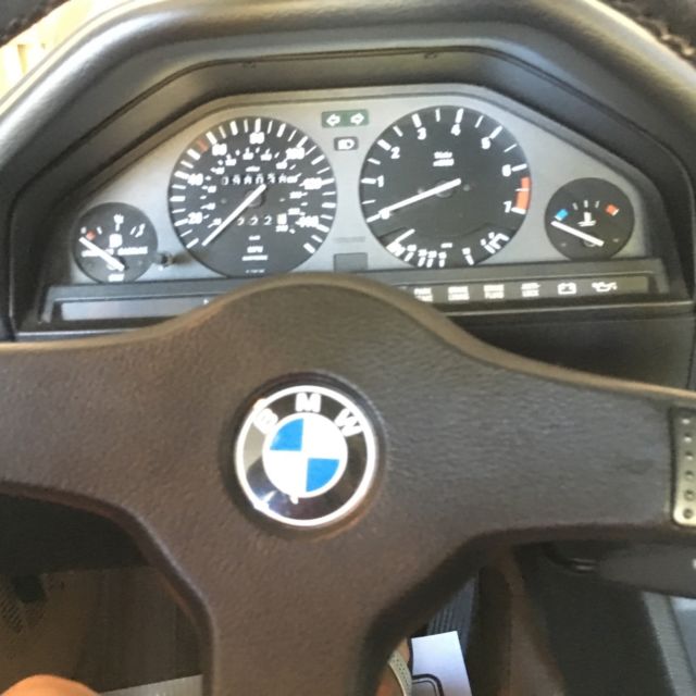 1988 Bronze/Beige BMW 3-Series Coupe