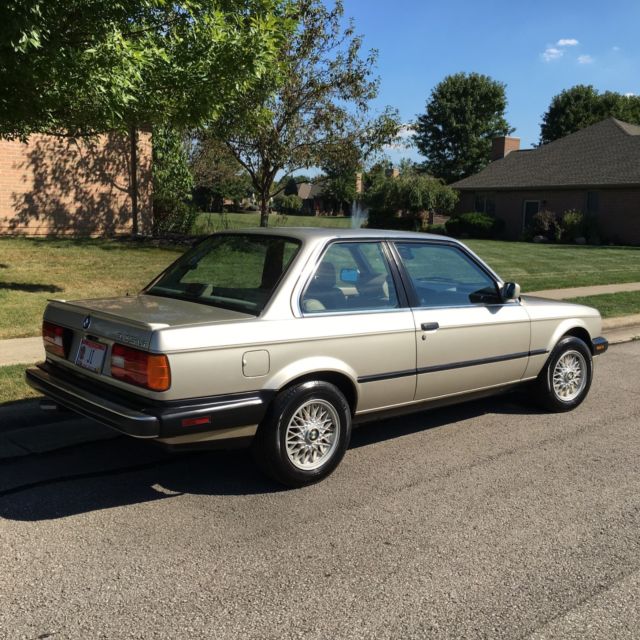 1988 Bronze/Beige BMW 3-Series Coupe