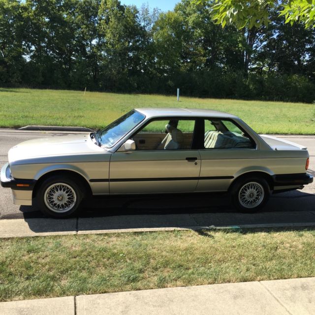 1988 Bronze/Beige BMW 3-Series Coupe