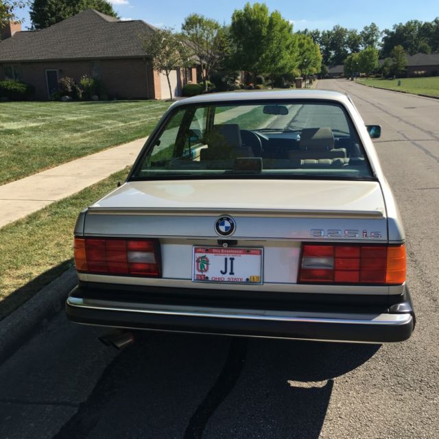 1988 Bronze/Beige BMW 3-Series Coupe