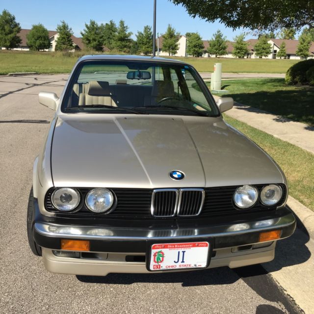 1988 Bronze/Beige BMW 3-Series Coupe
