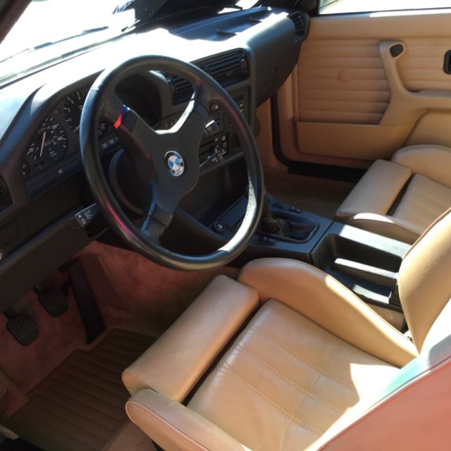 1988 Bronze/Beige BMW 3-Series Coupe