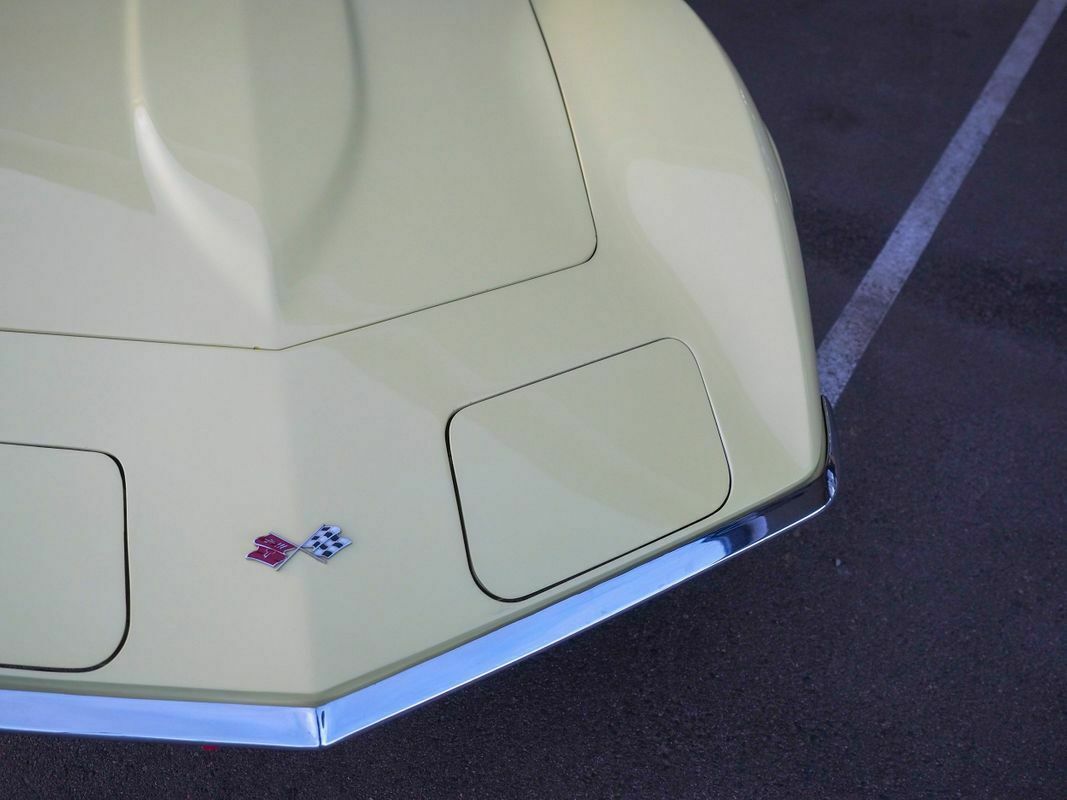 1968 Yellow Chevrolet Corvette --