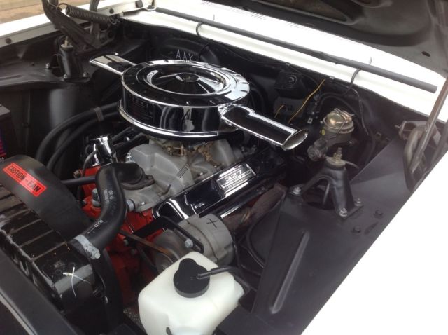 1966 White Chevrolet Nova Sedan