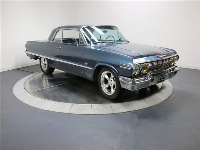 1963 Blue Chevrolet Impala --