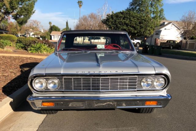 1964 Silver Chevrolet Chevelle Convertible