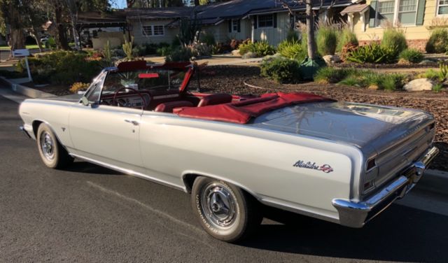 1964 Silver Chevrolet Chevelle Convertible