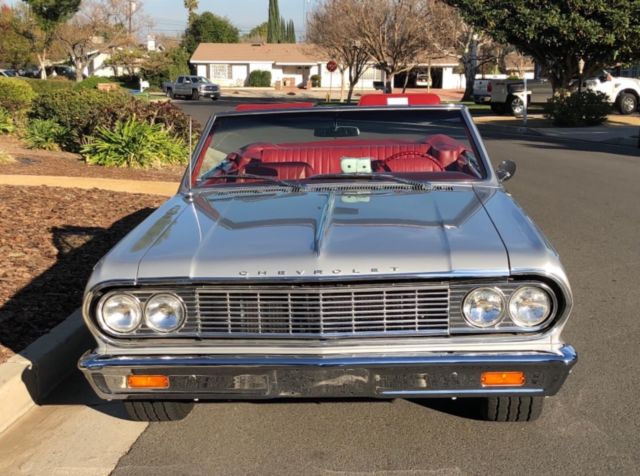 1964 Silver Chevrolet Chevelle Convertible