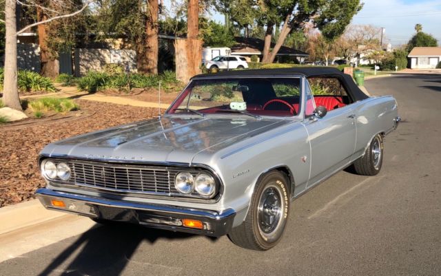 1964 Silver Chevrolet Chevelle Convertible
