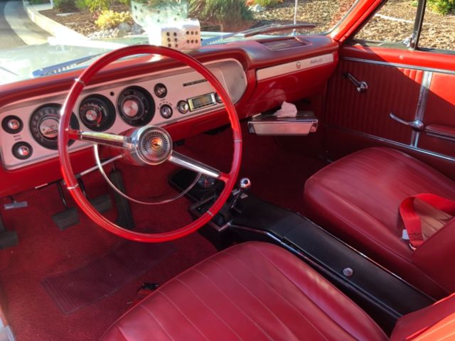 1964 Silver Chevrolet Chevelle Convertible