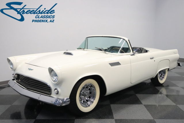 1955 White Ford Thunderbird Coupe