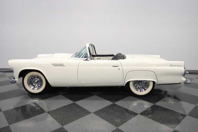 1955 White Ford Thunderbird Coupe