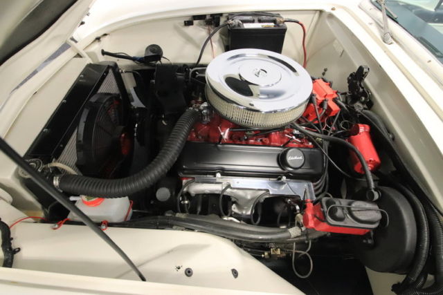 1955 White Ford Thunderbird Coupe