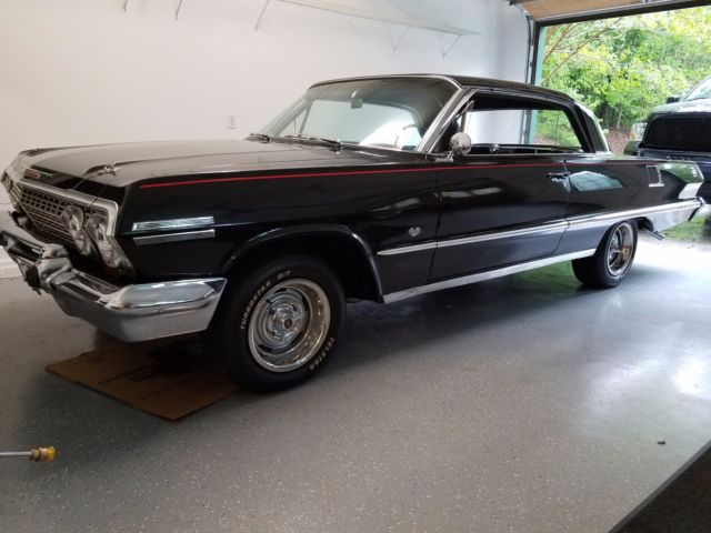1963 Black Chevrolet Impala SS