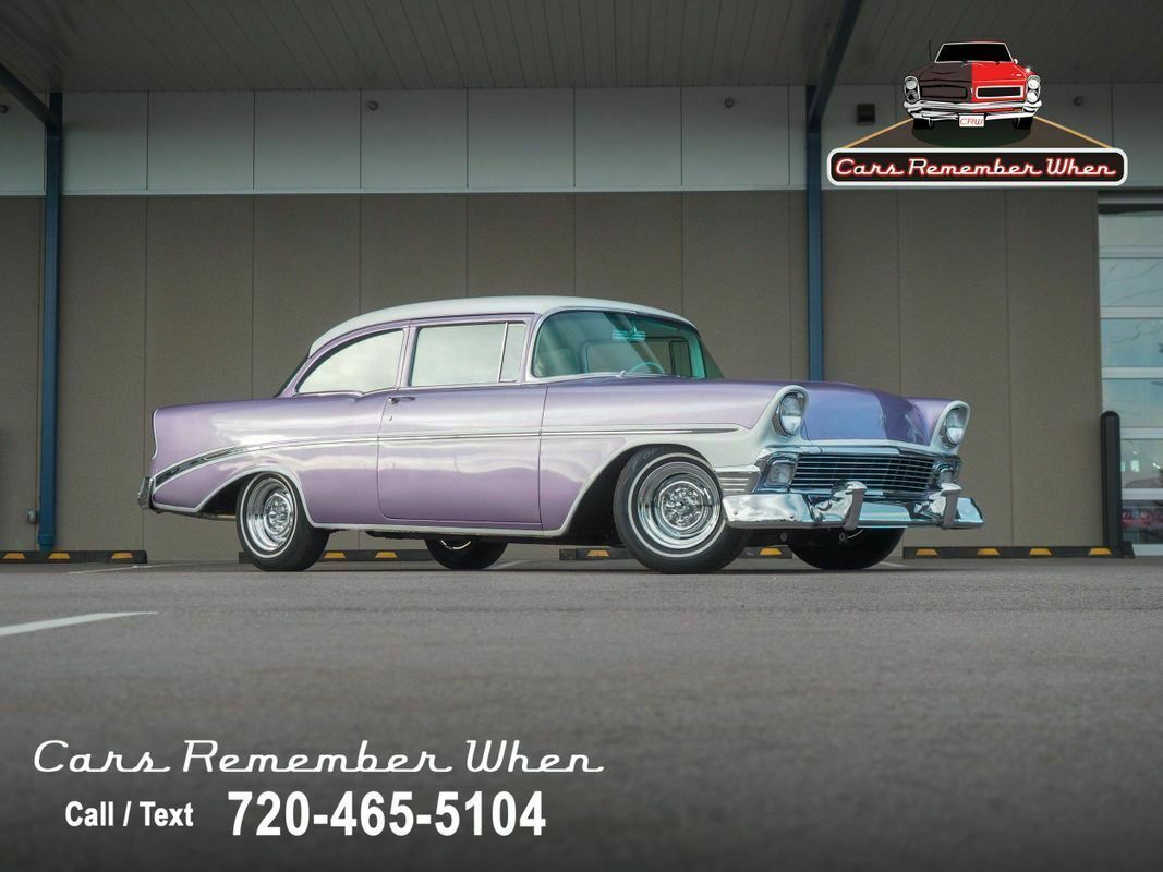 1956 Purple Chevrolet Bel Air/150/210 --