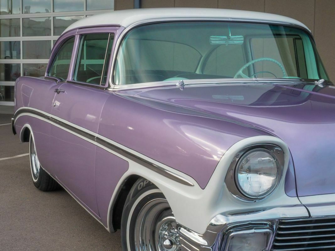 1956 Purple Chevrolet Bel Air/150/210 --