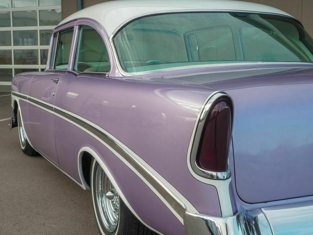 1956 Purple Chevrolet Bel Air/150/210 --