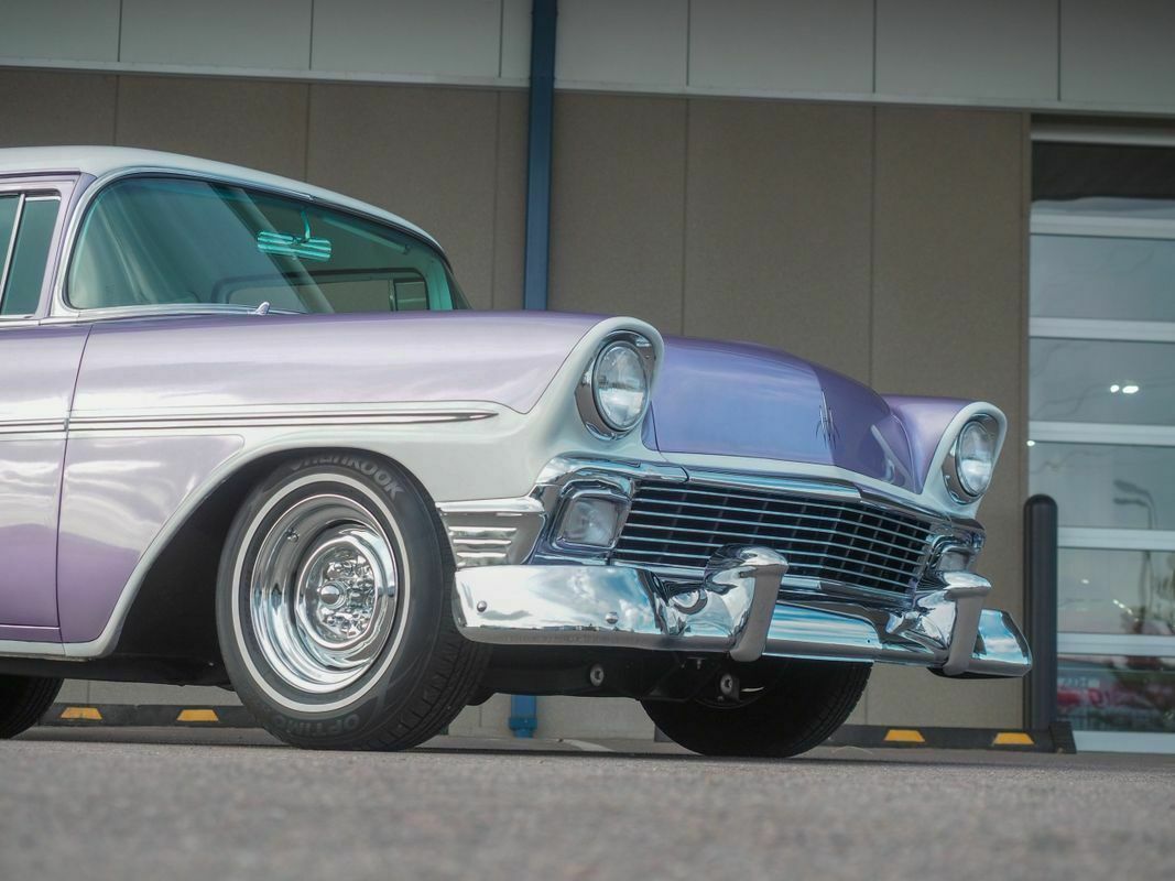 1956 Purple Chevrolet Bel Air/150/210 --