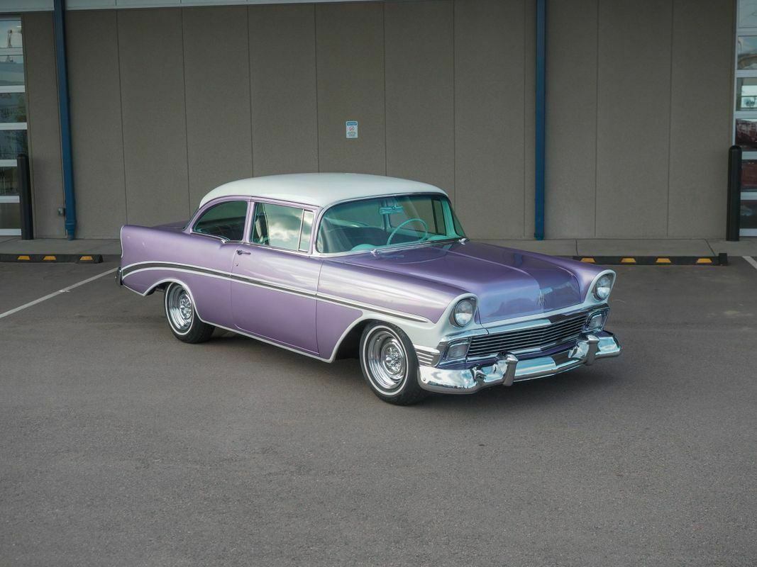 1956 Purple Chevrolet Bel Air/150/210 --
