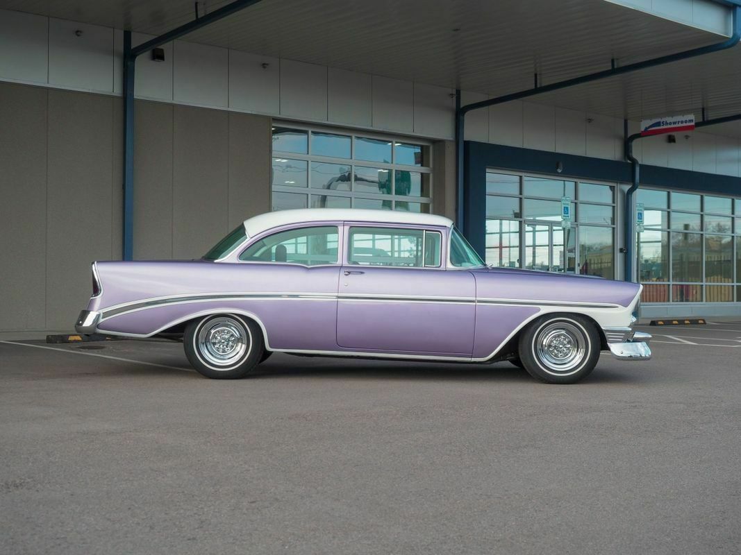 1956 Purple Chevrolet Bel Air/150/210 --