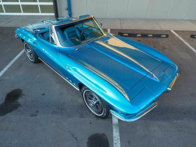 1965 Blue Chevrolet Corvette --