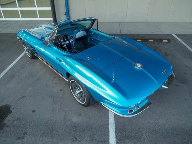 1965 Blue Chevrolet Corvette --