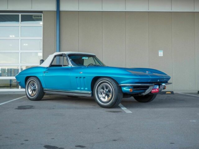1965 Blue Chevrolet Corvette --