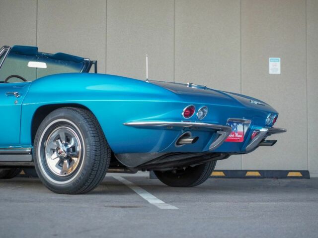 1965 Blue Chevrolet Corvette --