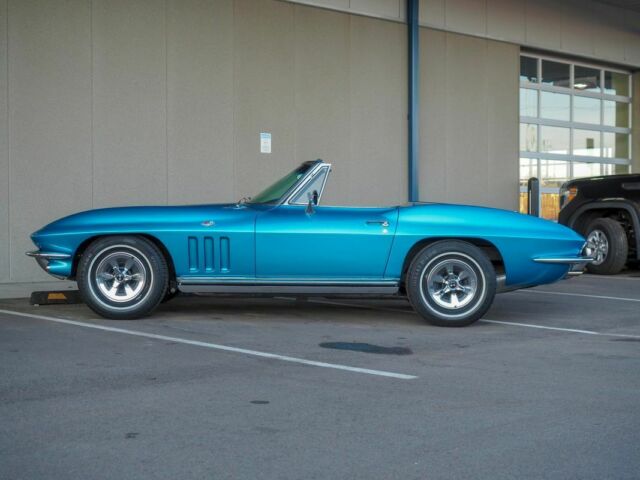 1965 Blue Chevrolet Corvette --