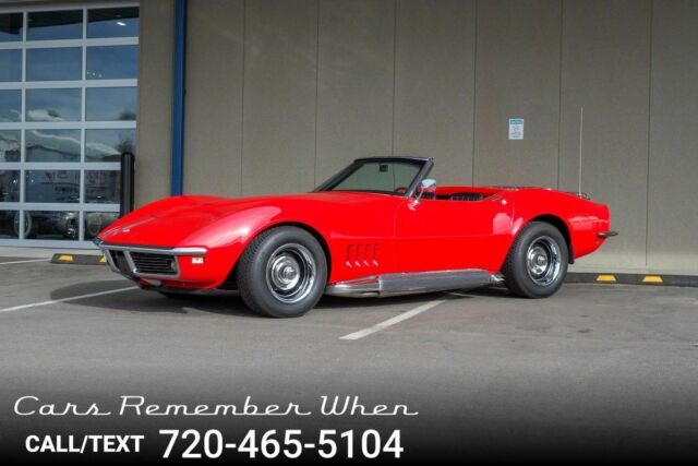 1968 Red Chevrolet Corvette --