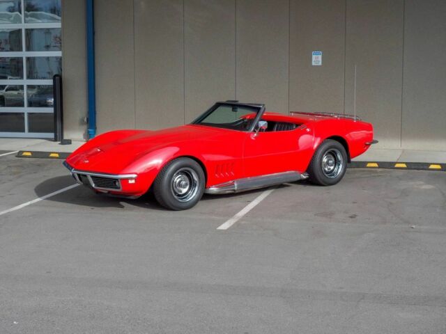 1968 Red Chevrolet Corvette --