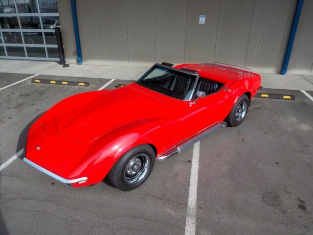 1968 Red Chevrolet Corvette --