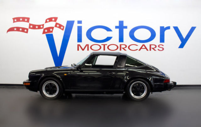 1984 BLACK METALLIC Porsche 911 Convertible