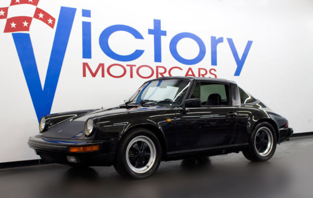 1984 BLACK METALLIC Porsche 911 Convertible
